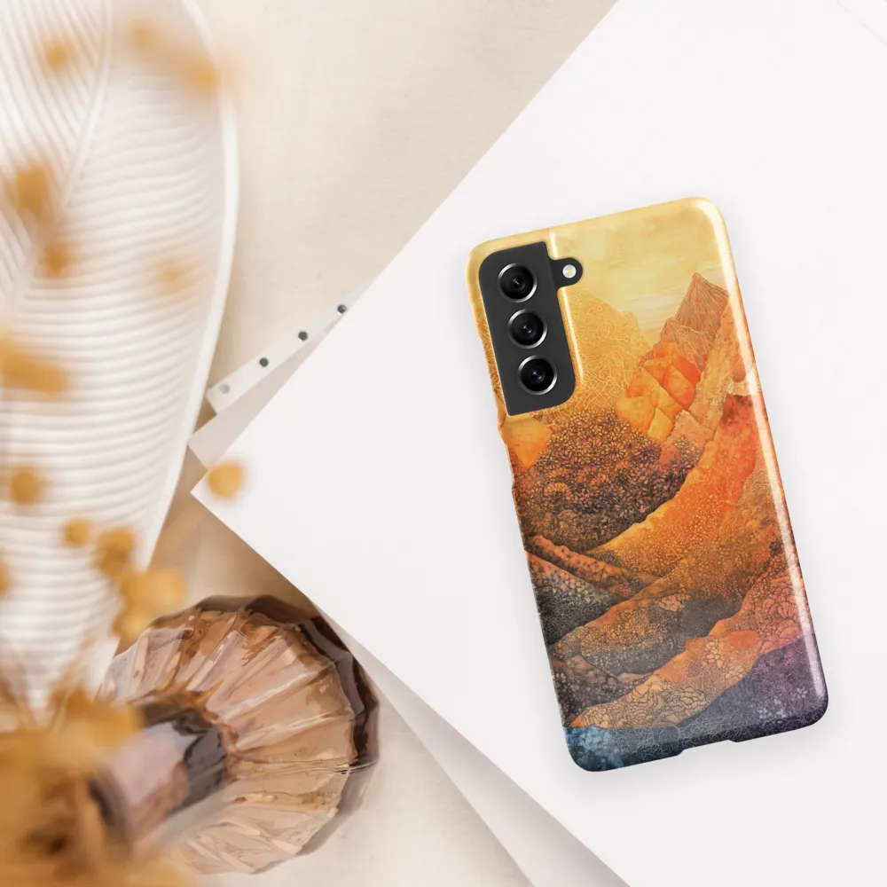 Serene Peaks of Color