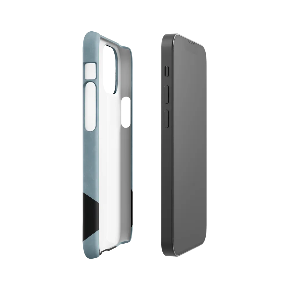 Minimalist Portrait of a Modern Man | Phone Case |  13 Mini | Snap Case | Glossy