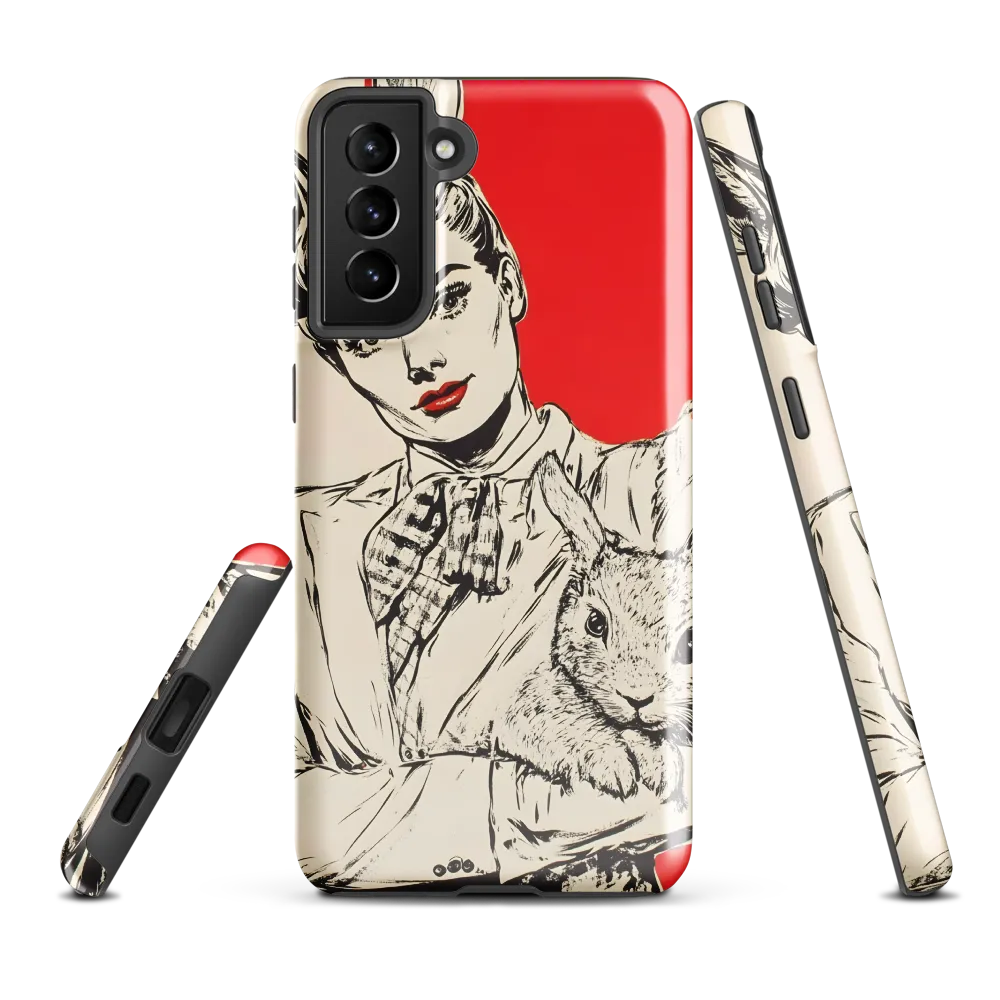 Whimsical Elegance: The Rabbit Lady