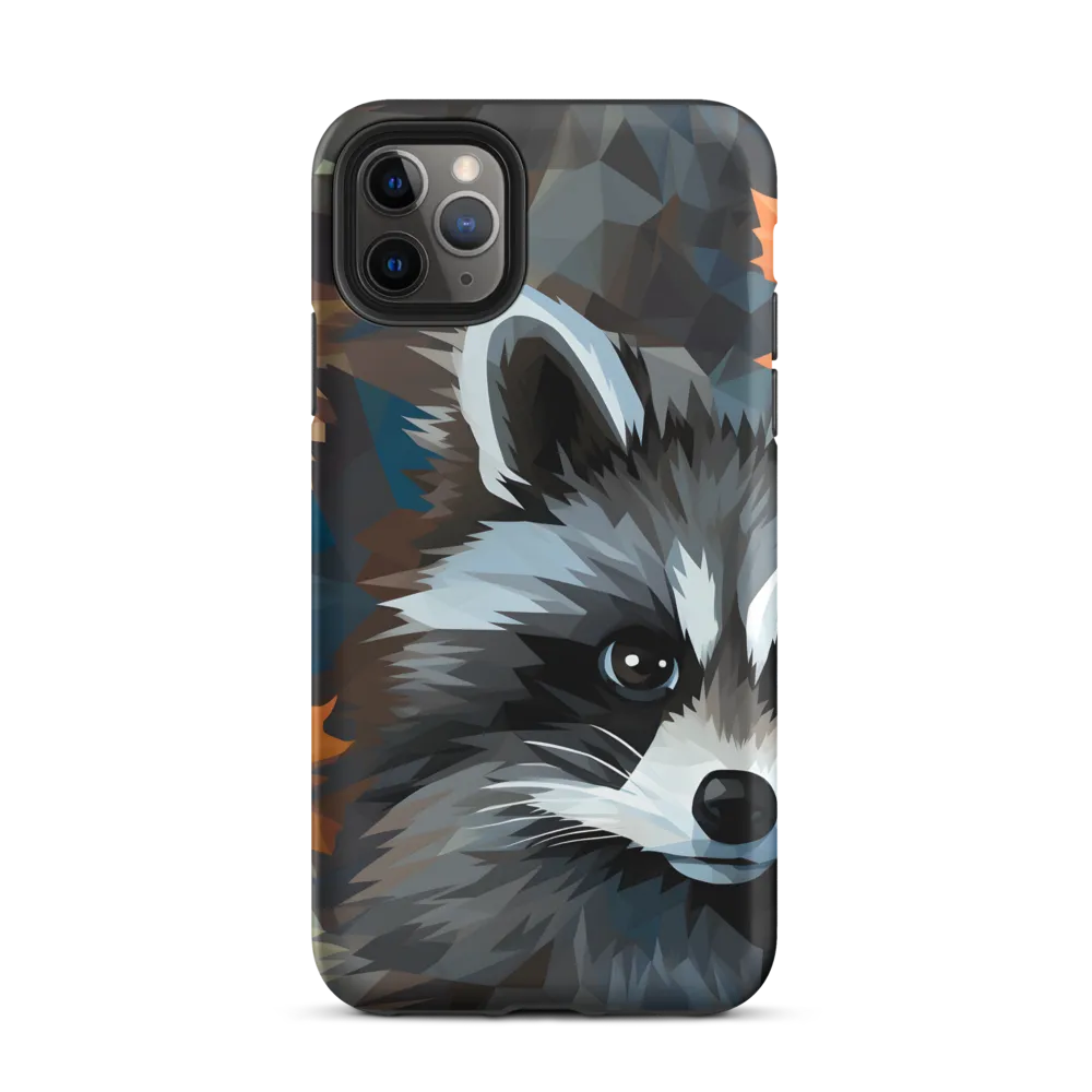 Whispers of Autumn: The Raccoon's Gaze