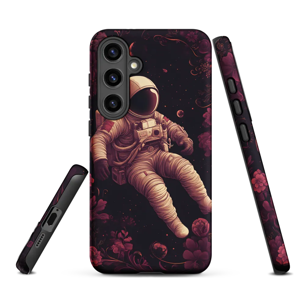 Cosmic Bloom: An Astronaut's Journey