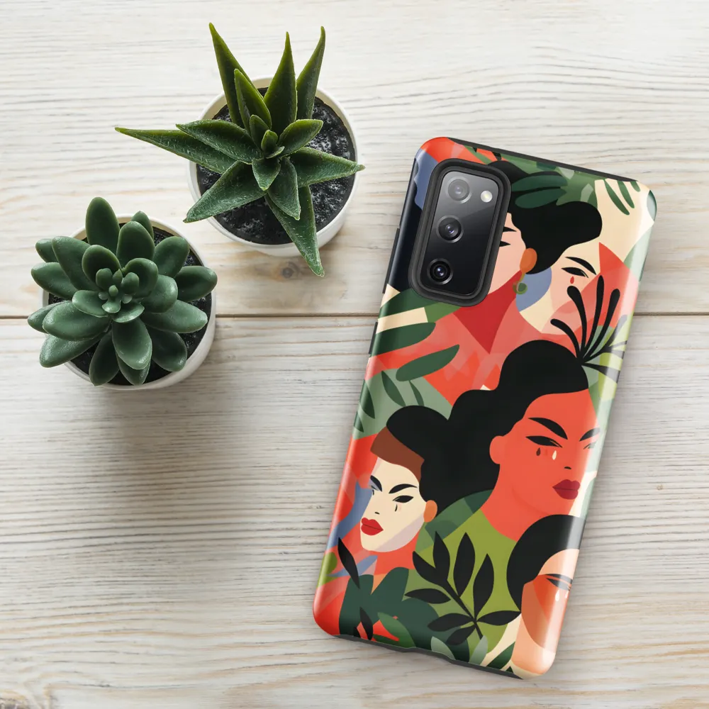 Harmony of Nature and Femininity | Phone Case |  S20 FE | Tough Case | Glossy