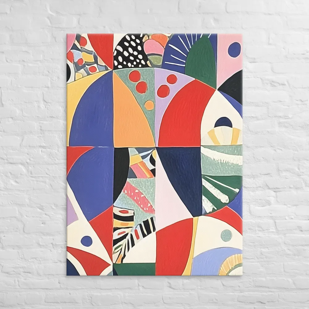 Dynamic Mosaic Symmetry | Canvas | 40″×55″
