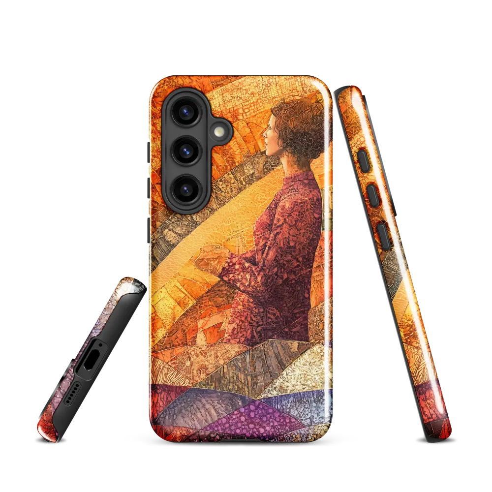 Whispers of Contemplation | Phone Case |  S24 | Tough Case | Glossy