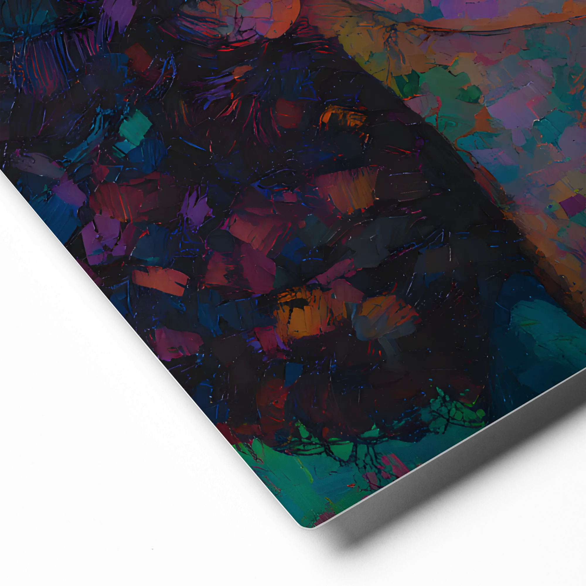 Kaleidoscope Gaze 
 Metal Print | 12″x 12″