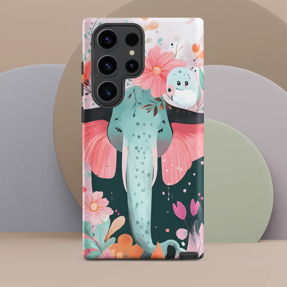 Whimsical Elephant in Bloom