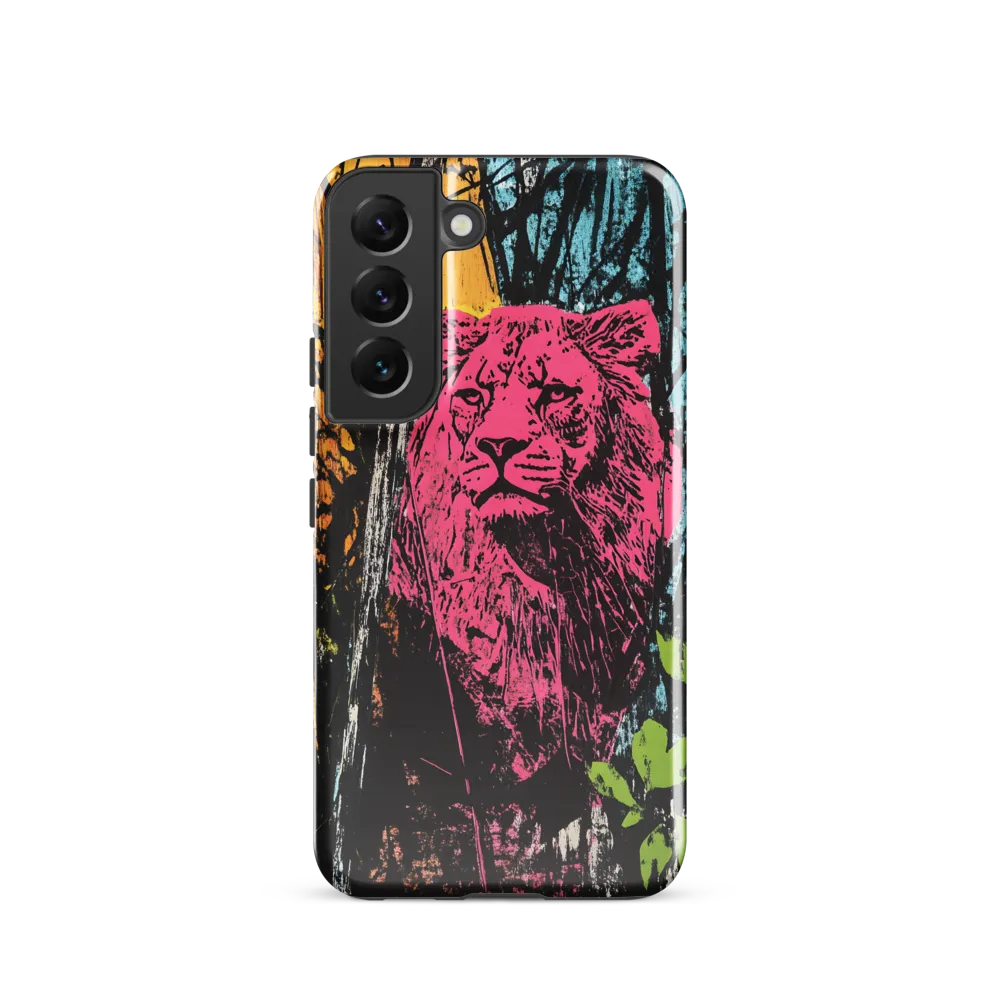 Fierce Vibrance: The Pink Lion