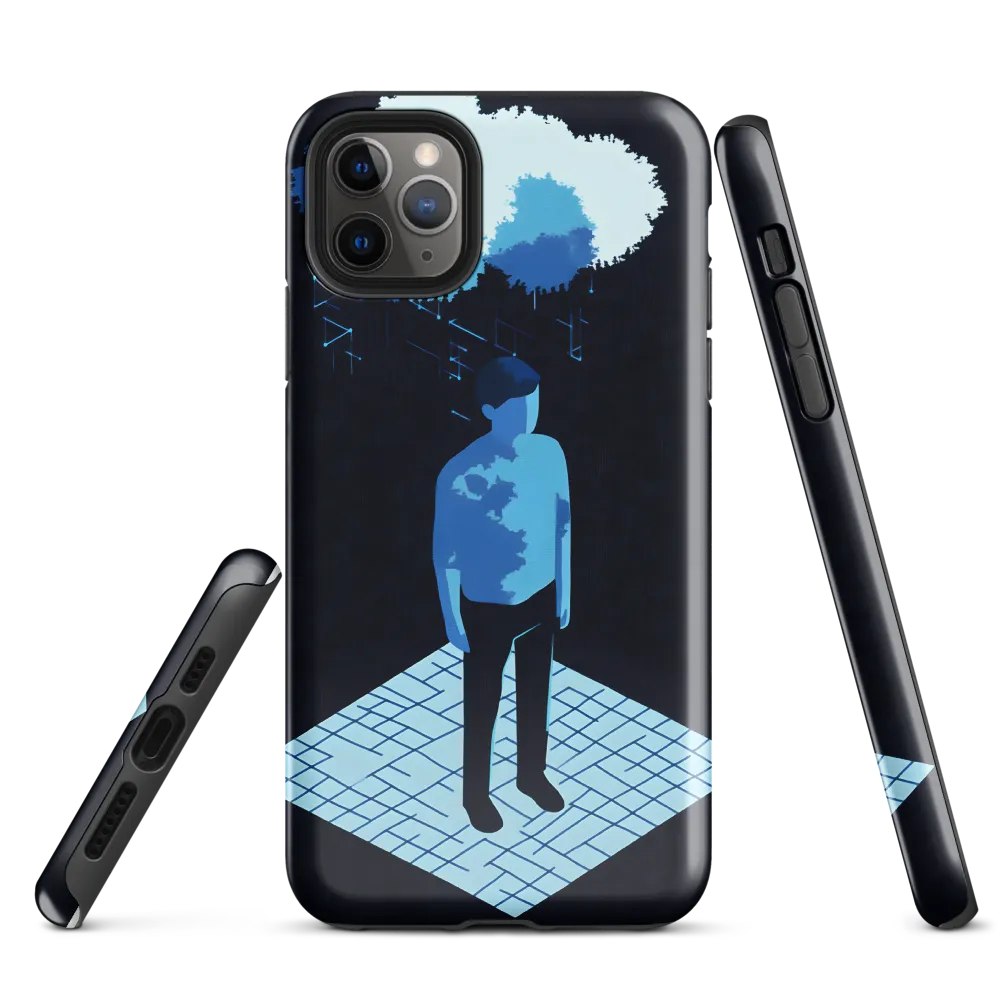 Reflections in Blue | Phone Case |  11 Pro Max | Tough Case | Glossy