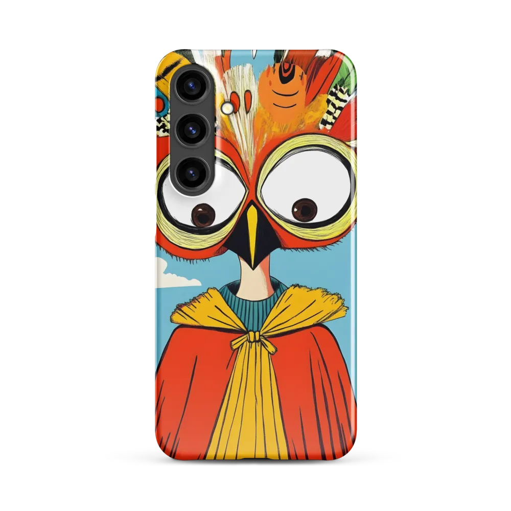 A Whimsical Encounter: The Owl-Human Fusion