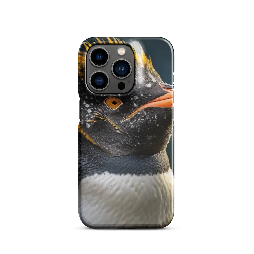 Silent Majesty: A Portrait of the Penguin | Phone Case |  14 Pro | Snap Case | Glossy