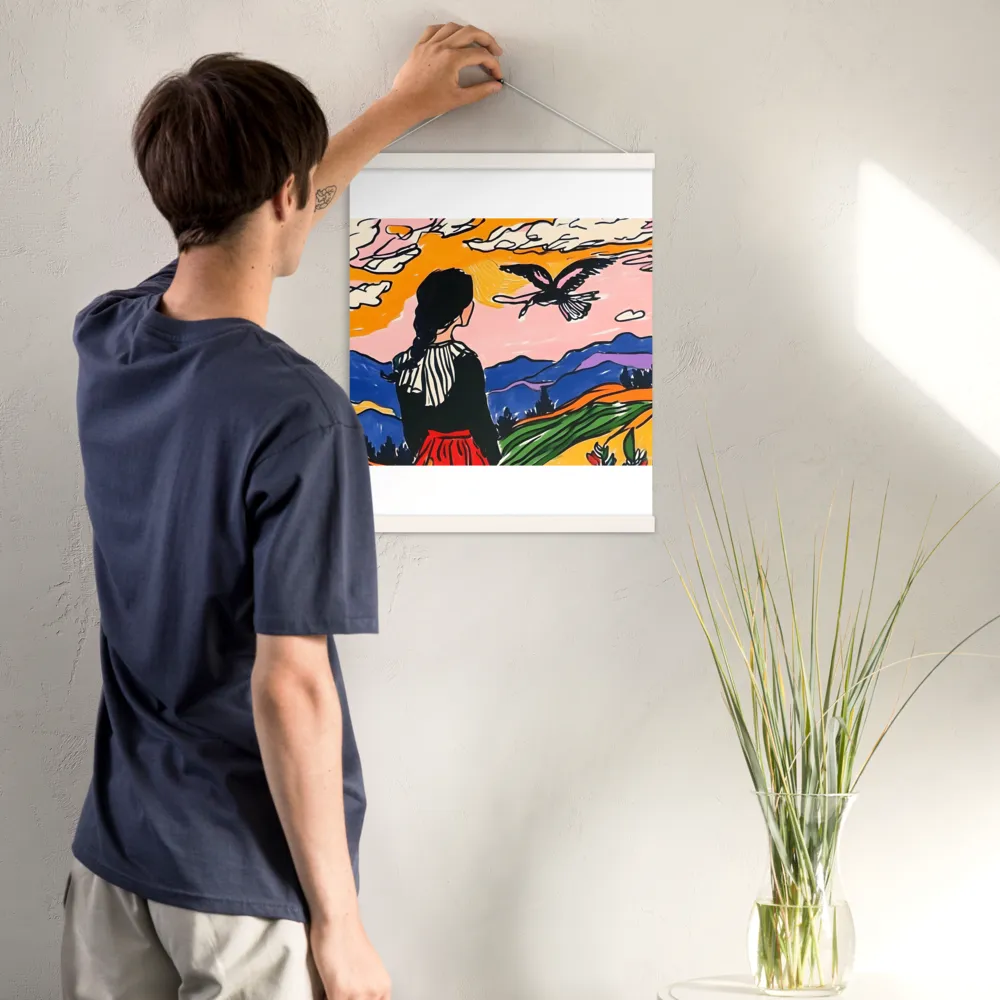 A Journey into Freedom | Poster With White Wood Hanger | 16″×20″