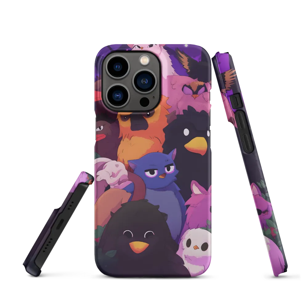 Whimsical Avian Gathering
