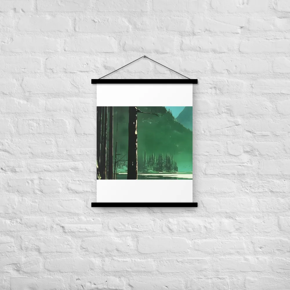 Reflections of Tranquility | Poster With Black Wood Hanger | 18″×24″