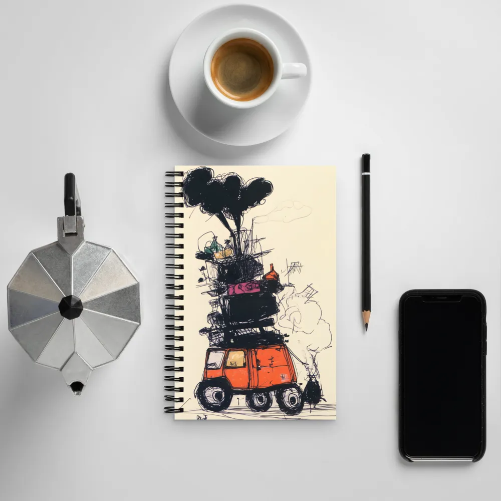 The Whimsical Hauler | Spiral Notebook