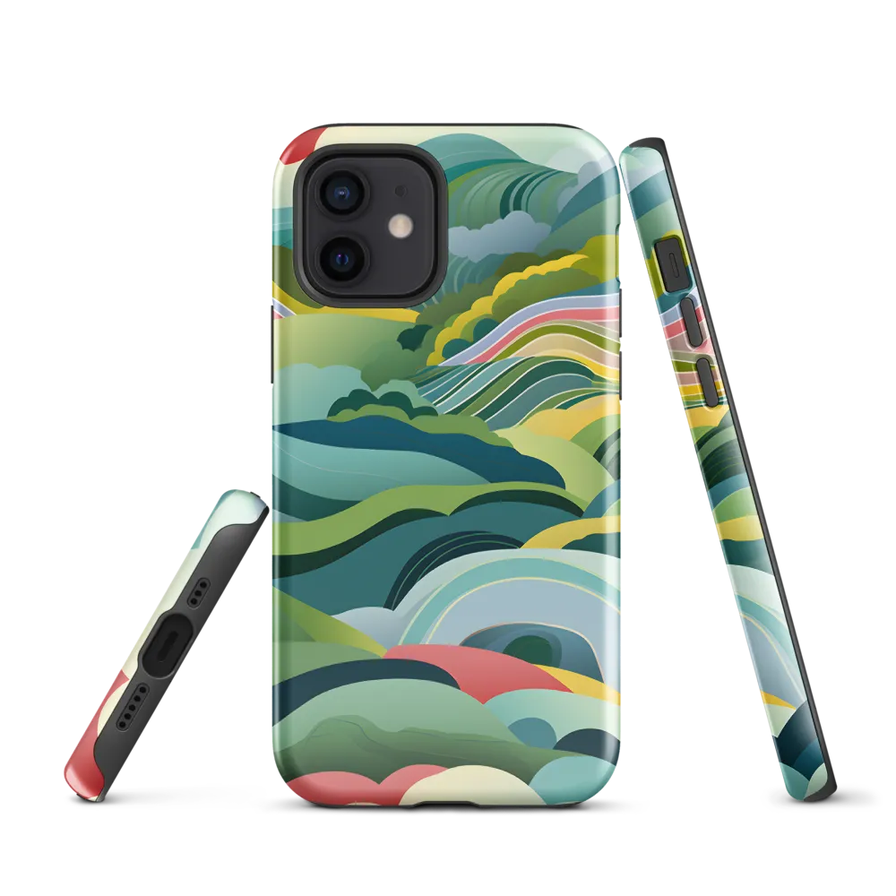 Waves of Serenity | Phone Case |  12 | Tough Case | Glossy