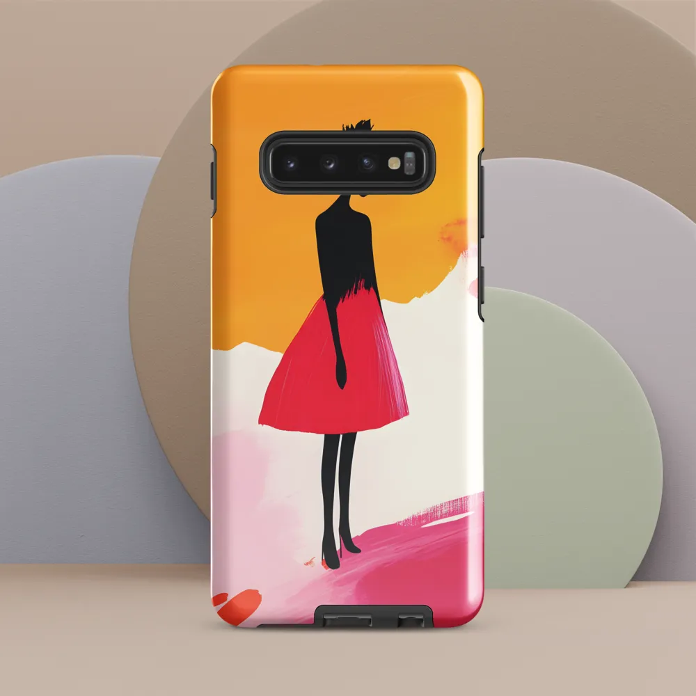 Silhouette Elegance | Phone Case |  S10 Plus | Tough Case | Glossy