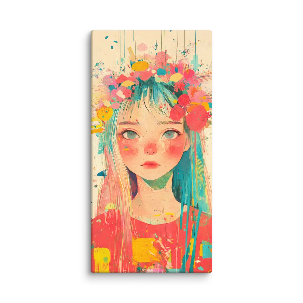 Whimsical Blossom | Canvas | 30″×60″