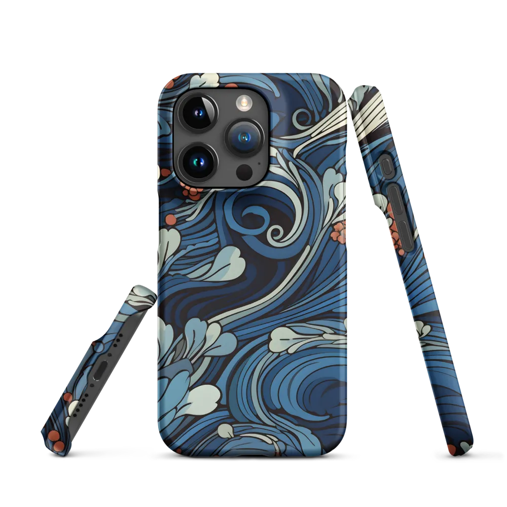Nature's Elegance: An Oceanic Tapestry | Phone Case |  15 Pro | Snap Case | Matte