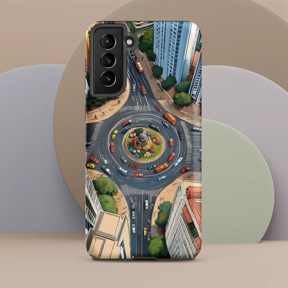 Urban Symphony: Aerial Vision of City Life