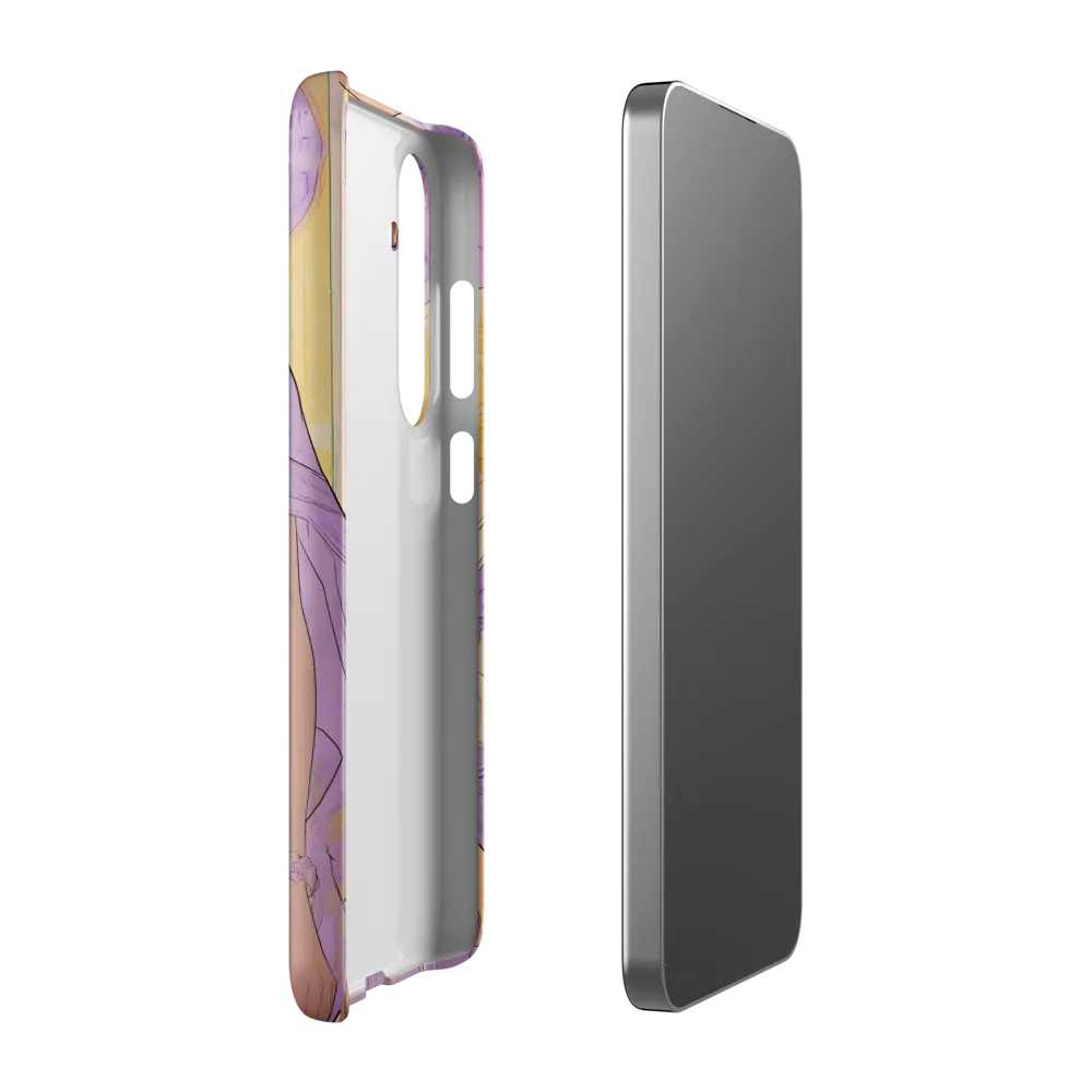 Elegance in Floral Harmony | Phone Case |  S24 Plus | Snap Case | Matte