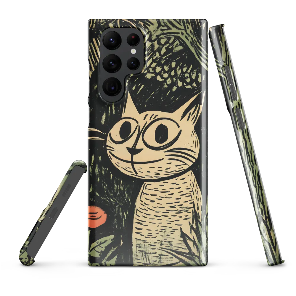 Whimsical Cat in the Forest