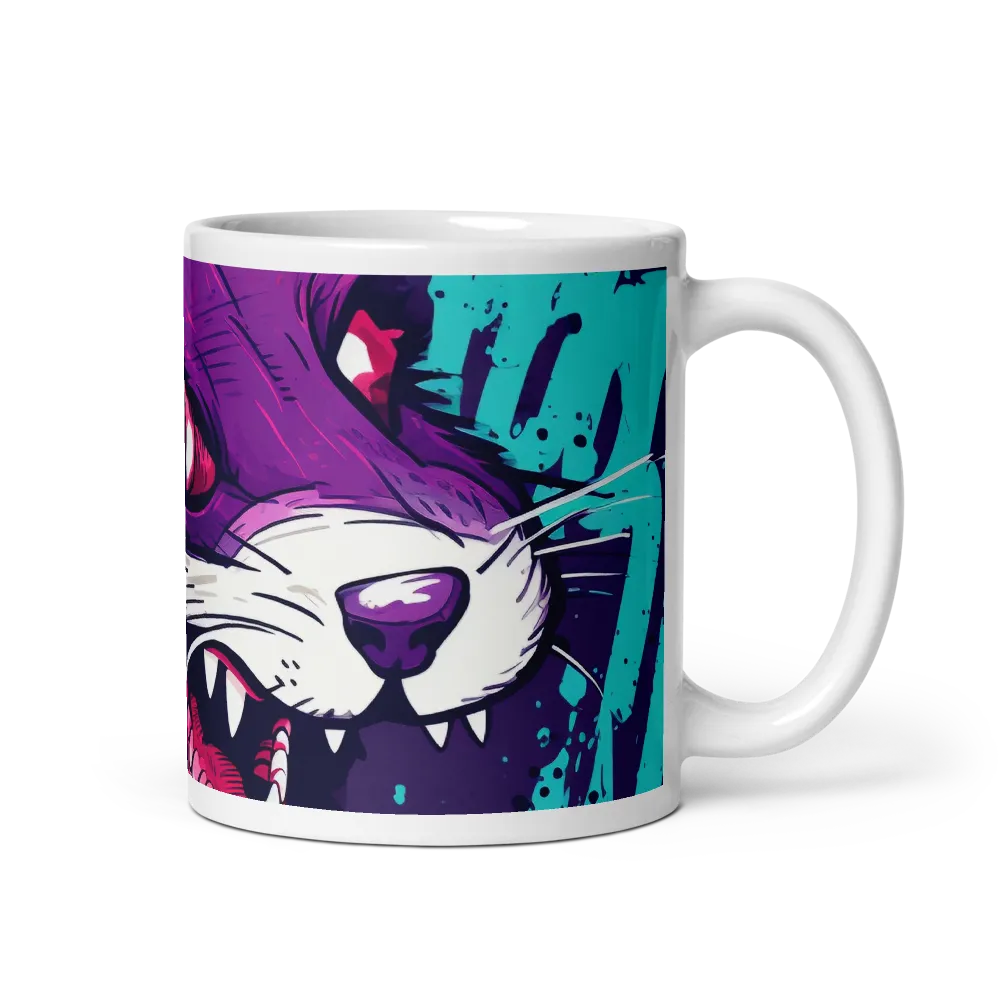 Fierce Felines: Urban Jungle | Mug with White inside | 11 oz