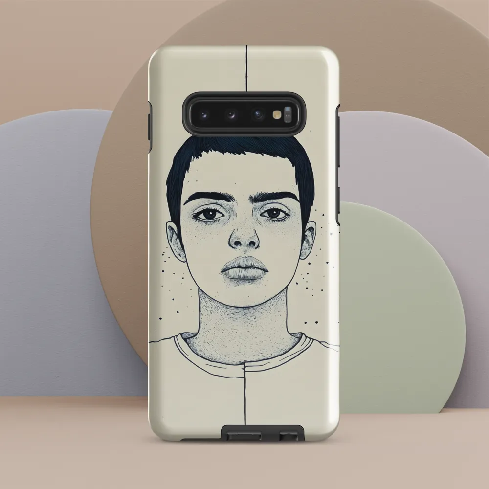 Embodying Serenity: A Contemporary Portrait | Phone Case |  S10 Plus | Tough Case | Glossy