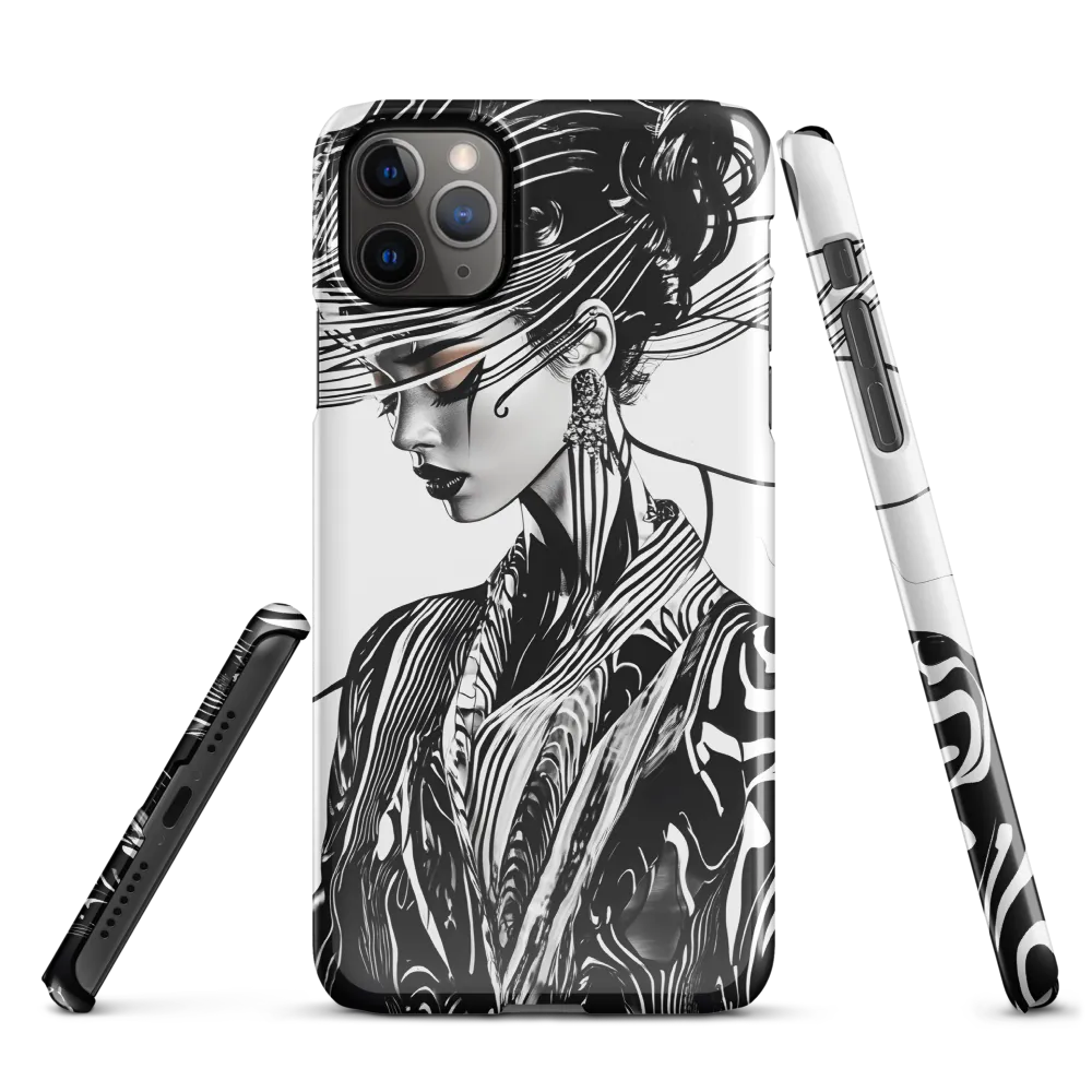 Elegance in Black and White | Phone Case |  11 Pro Max | Snap Case | Glossy