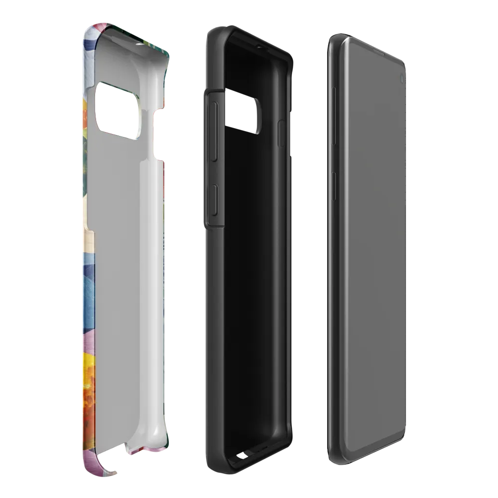 Playful Harmony in Color and Form | Phone Case |  S10 Plus | Tough Case | Glossy