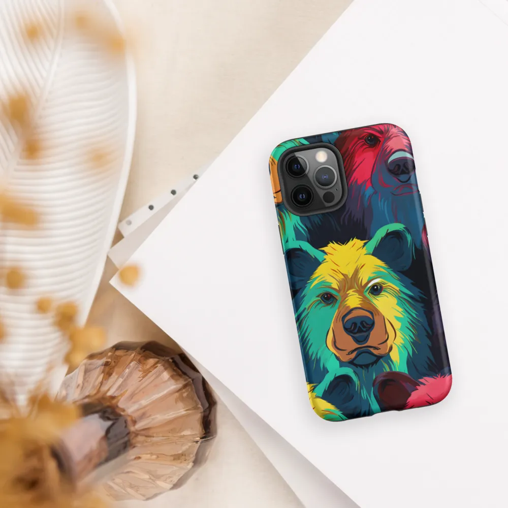The Colorful Essence of Bears | Phone Case |  12 Pro Max | Tough Case | Matte