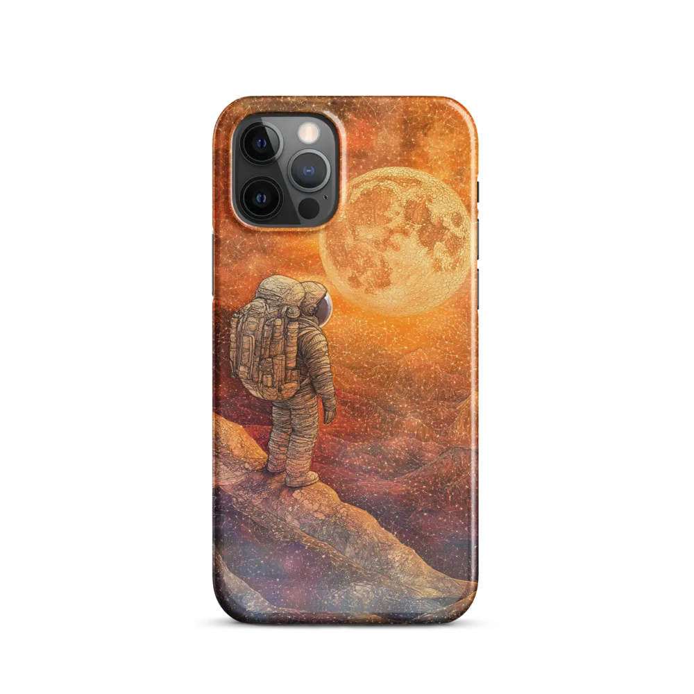 Journey to the Celestial: An Astronaut's Reflection | Phone Case |  12 Pro | Snap Case | Glossy