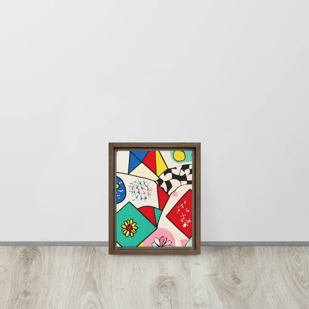 Joyful Geometry: A Playful Dance of Shapes and Colors