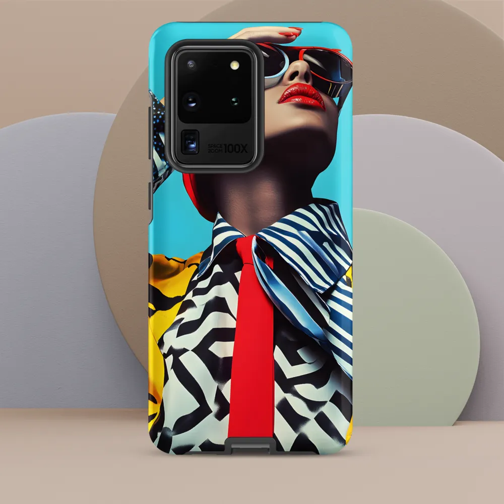 Chic Confidence in Bold Patterns
