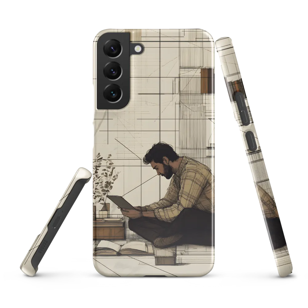 Quiet Reflections in Line | Phone Case |  S22 Plus | Snap Case | Glossy