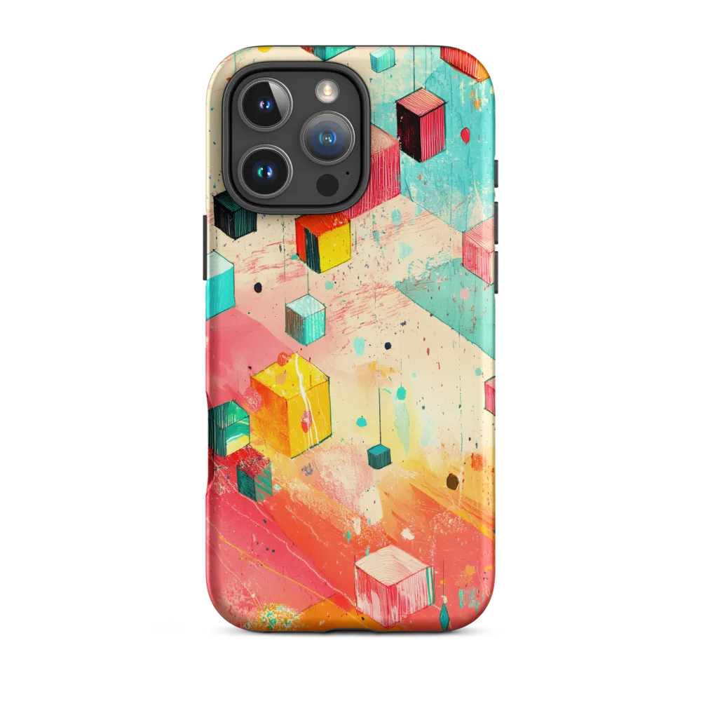 Suspended Cubes in Colorful Abstraction
