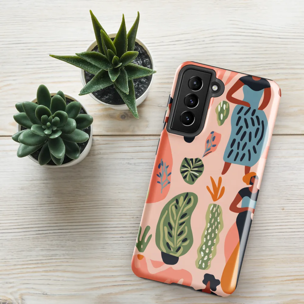 Harmony of Nature and Femininity | Phone Case |  S21 FE | Tough Case | Glossy