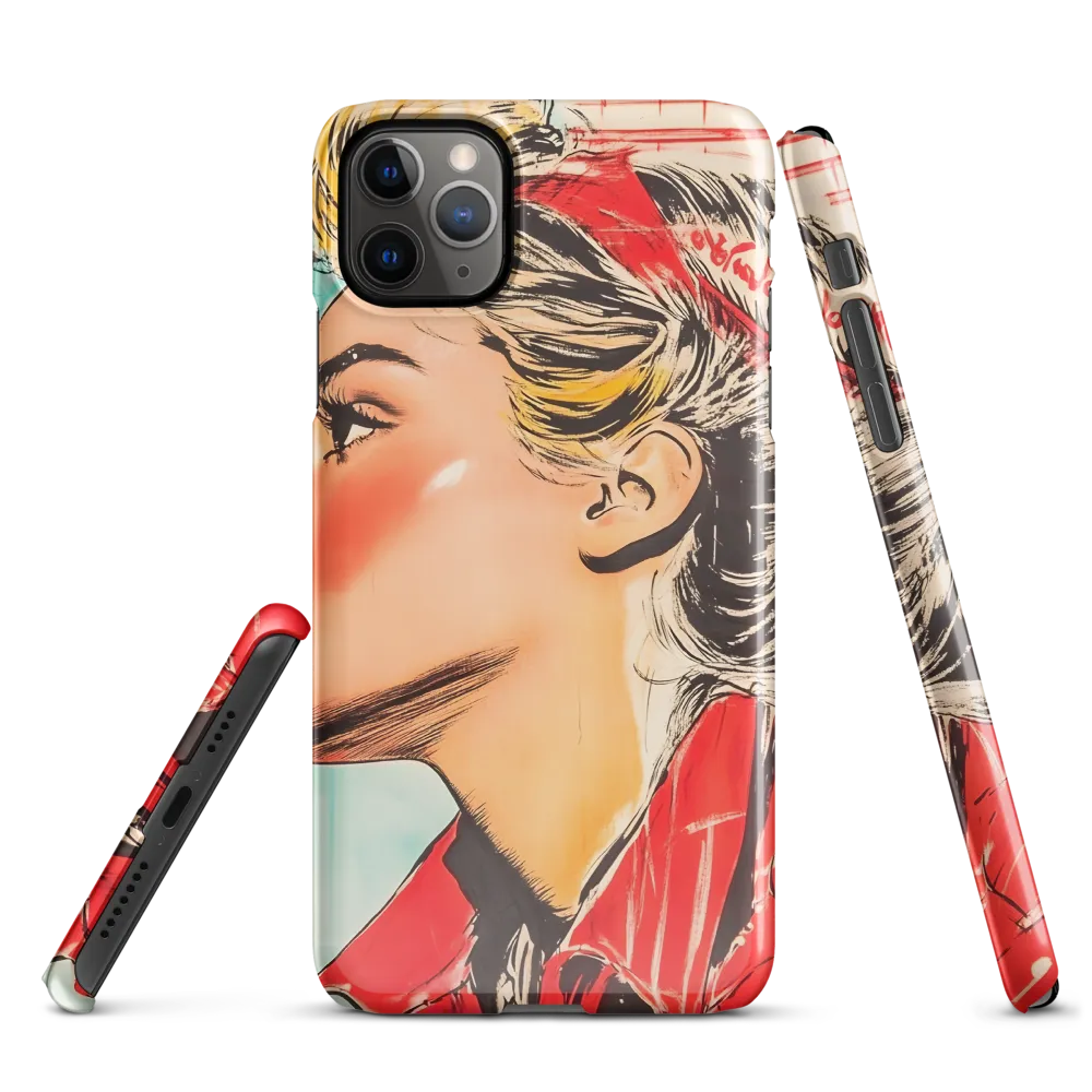 Empowered Elegance: A Pop Art Portrait | Phone Case |  11 Pro Max | Snap Case | Glossy