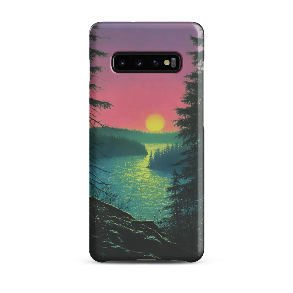 Serene Sunset by the Tranquil River