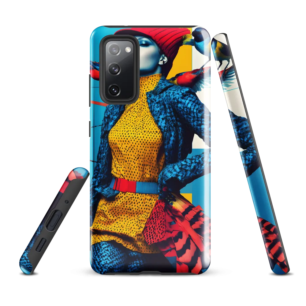 Vibrant Fusion of Nature and Fashion