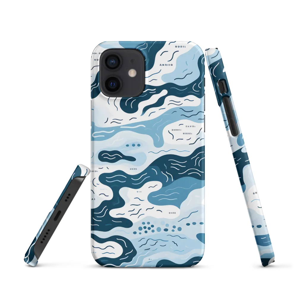 Flowing Waters: An Abstract Journey | Phone Case |  12 | Snap Case | Matte
