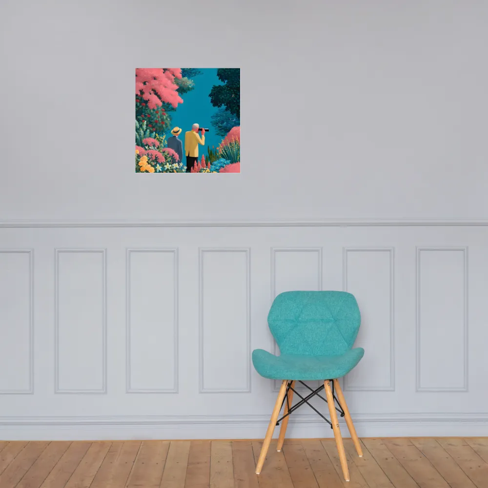 Pondside Observation 
 Poster | 18″x 18″