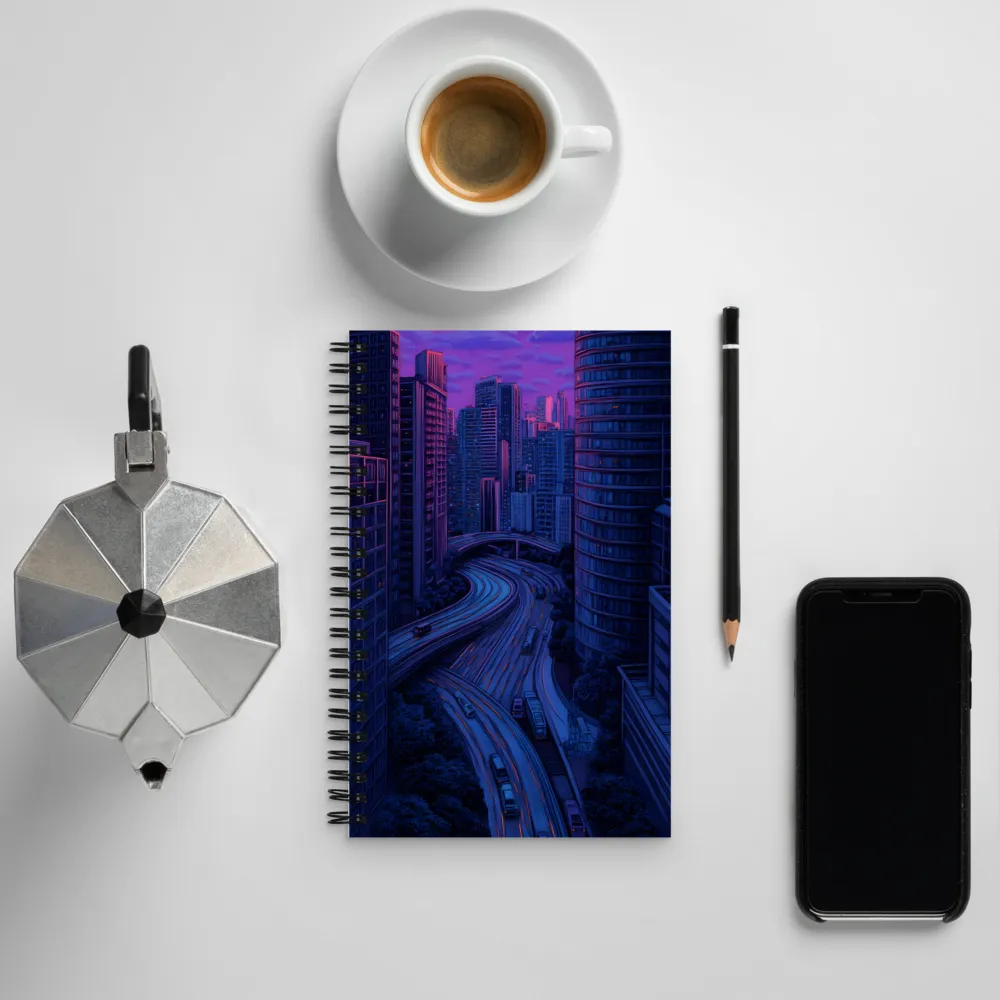 Twilight in the Urban Jungle | Spiral Notebook