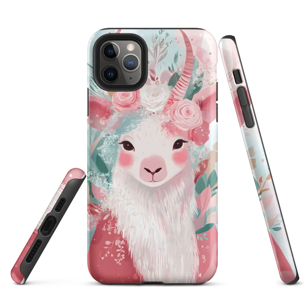 Spring Whimsy: The Floral Goat