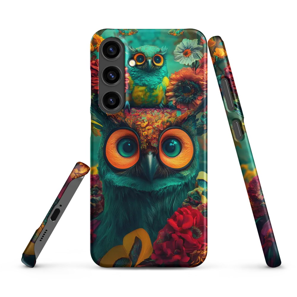 Majestic Harmony: The Floral Owl