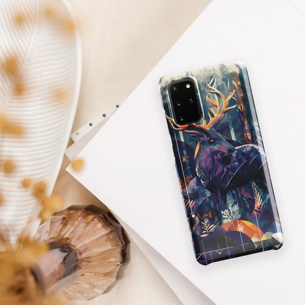 Majestic Serenity: A Geometric Forest Encounter