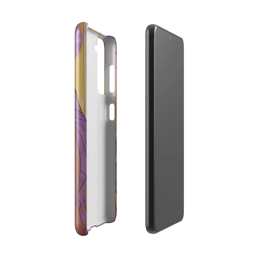 Elegance in Floral Harmony | Phone Case |  S21 | Snap Case | Glossy