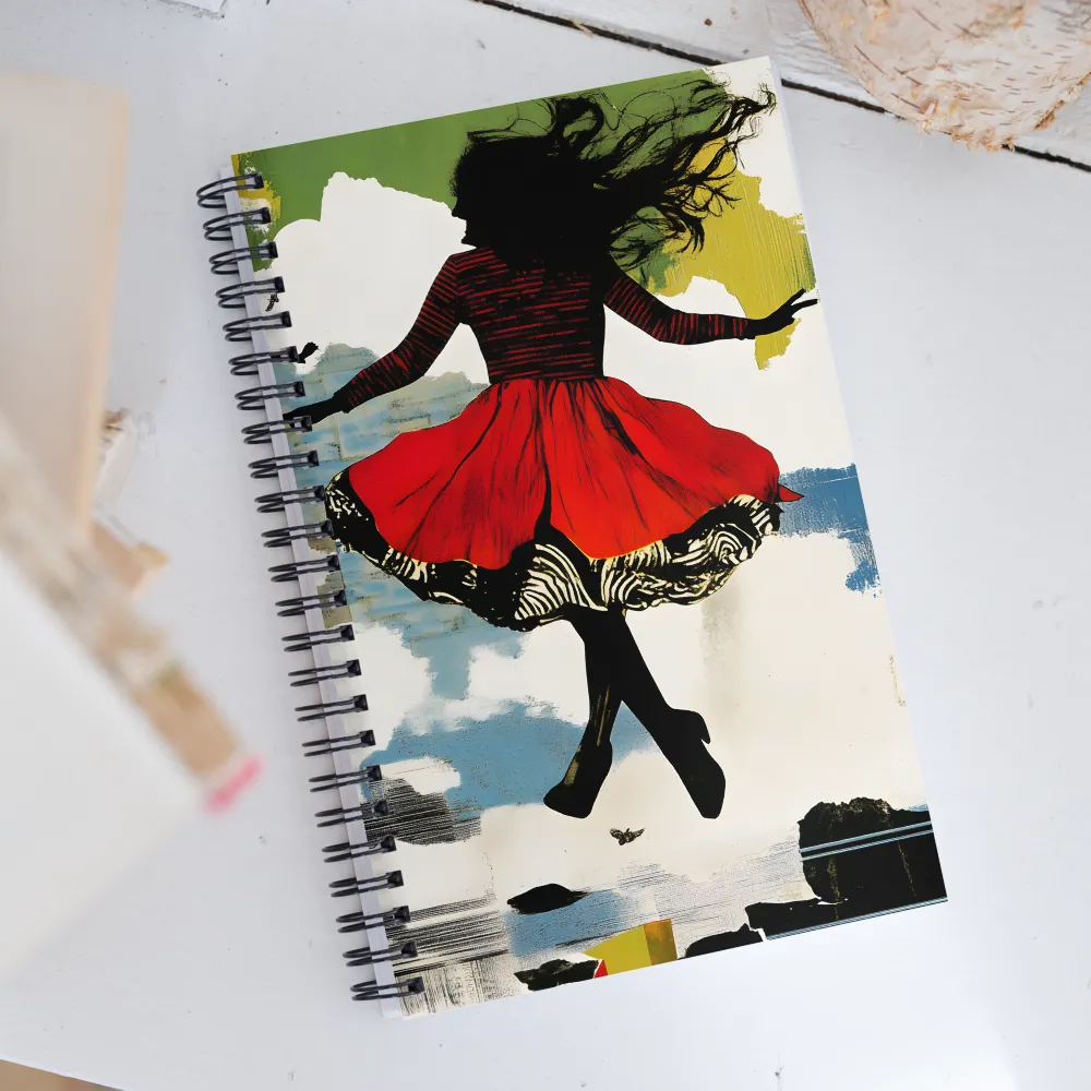 The Dance of Colors | Spiral Notebook