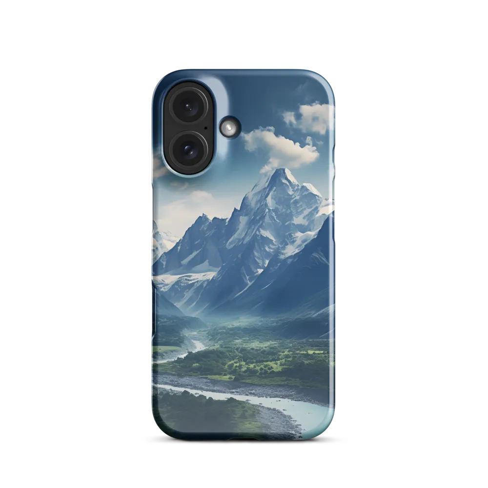 Majestic Serenity: A Landscape of Mountains and Rivers | Phone Case