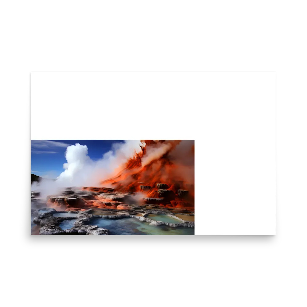 Nature's Fury: The Volcano's Expression
