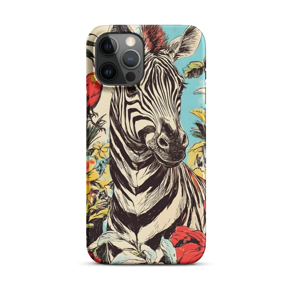Zebra in Tropical Reverie